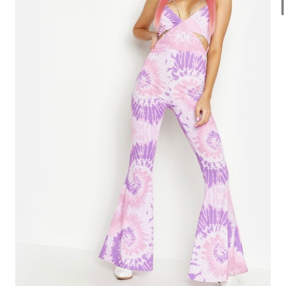 🌼3 for 40$🌼Boohoo Tiedye sexy Pantsuit - Picture 1 of 2